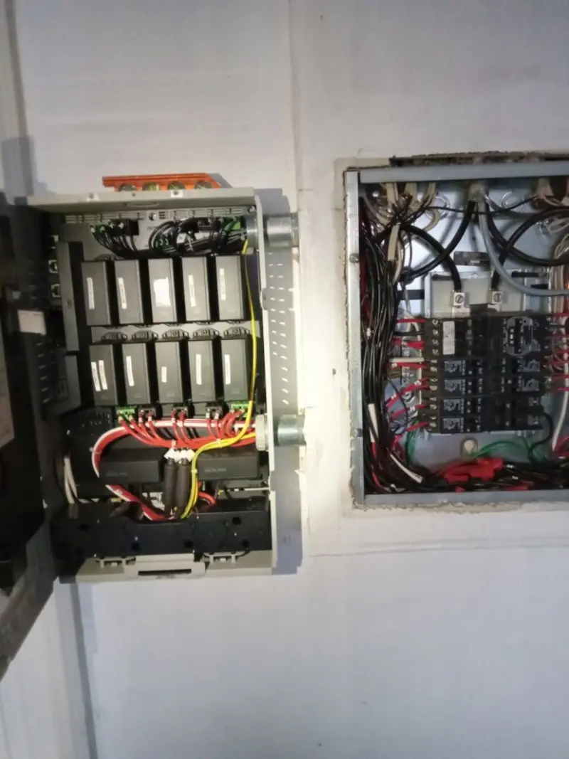 Electrical panel upgrade completed for Carbon Monoxide Detector Installation in Alice